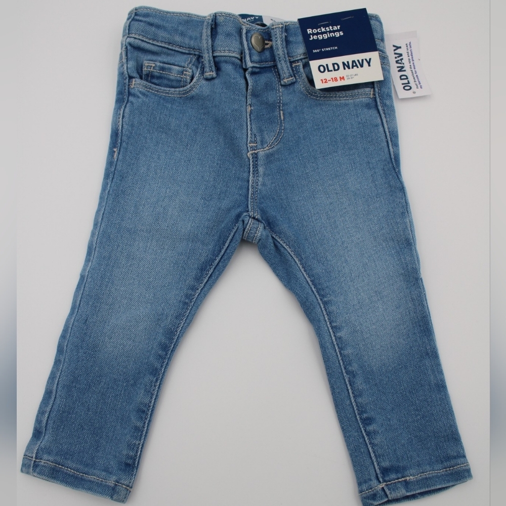 NWT Old Navy Rockstar Jeggings – Baby 12–18M